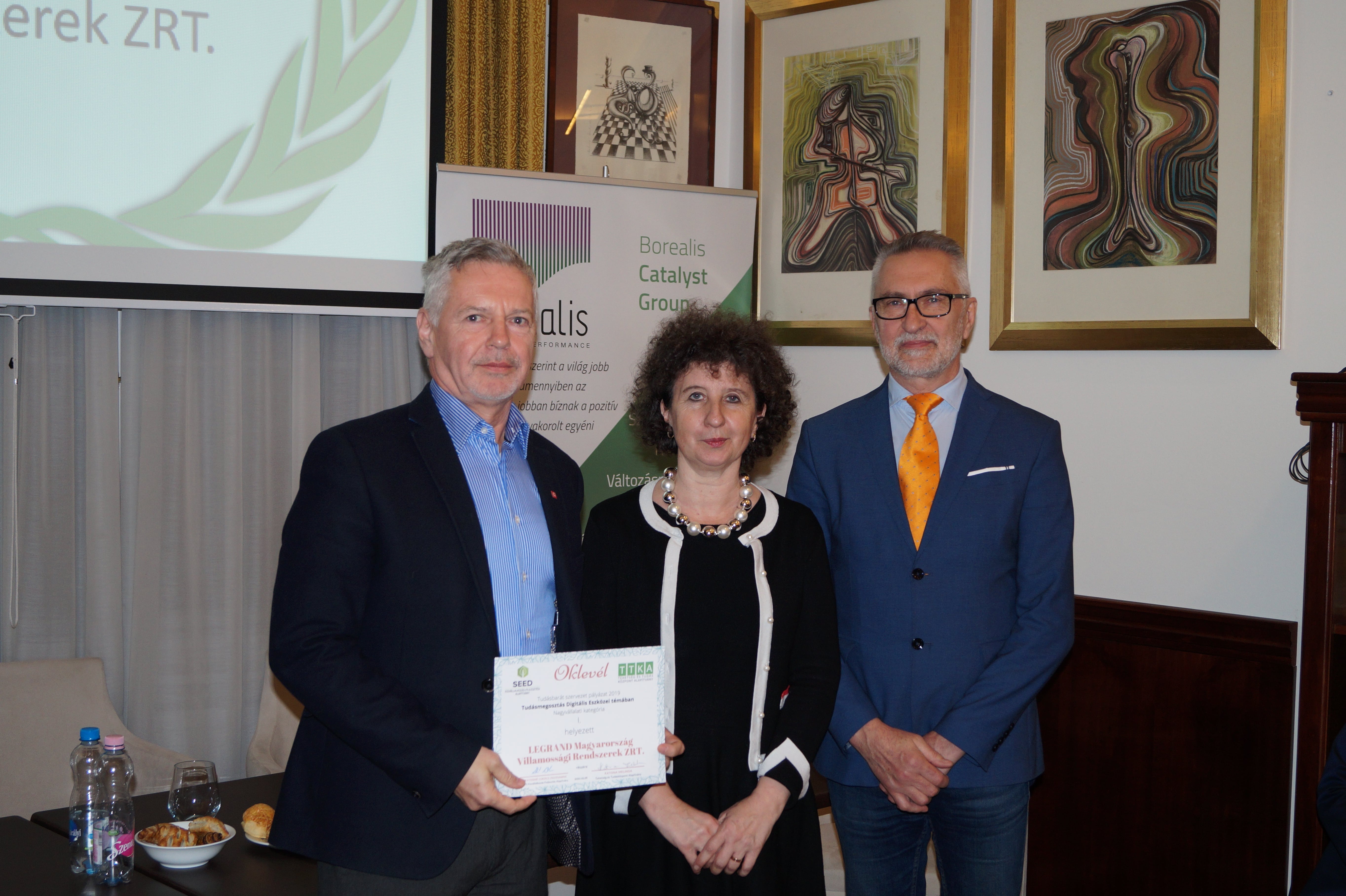 I.helyezés Tudásmegosztás Digitális Eszközei nagyvállalati kategória