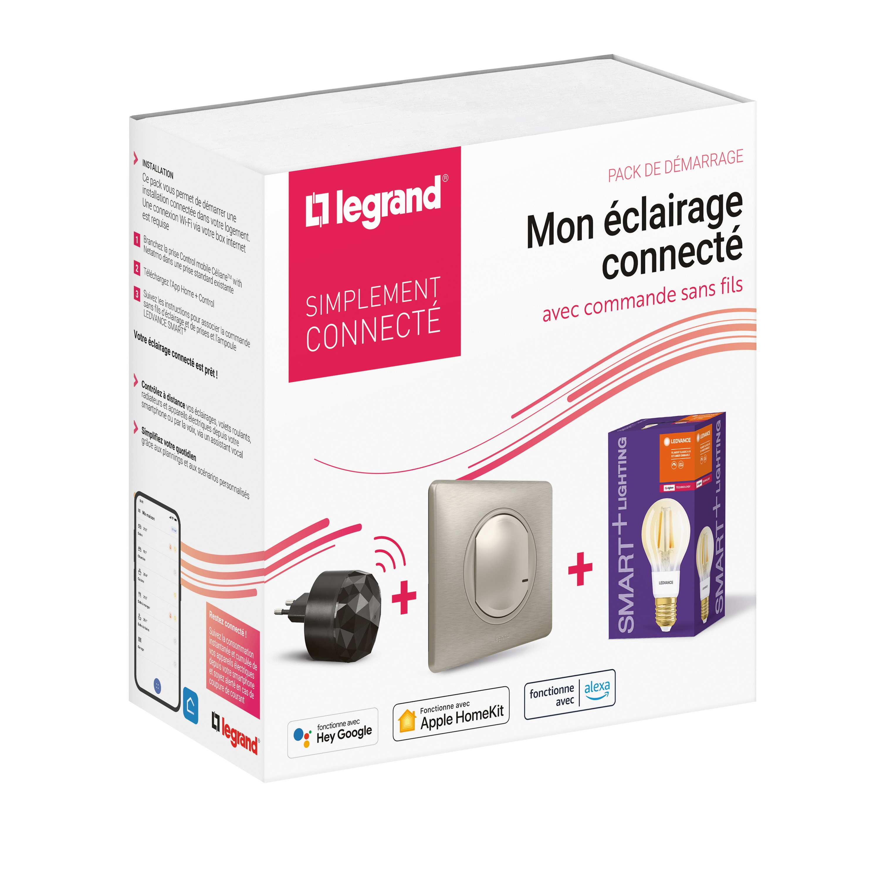Bontás nélküli világítás fejlesztés - Legrand Smart Lighting termékcsalád